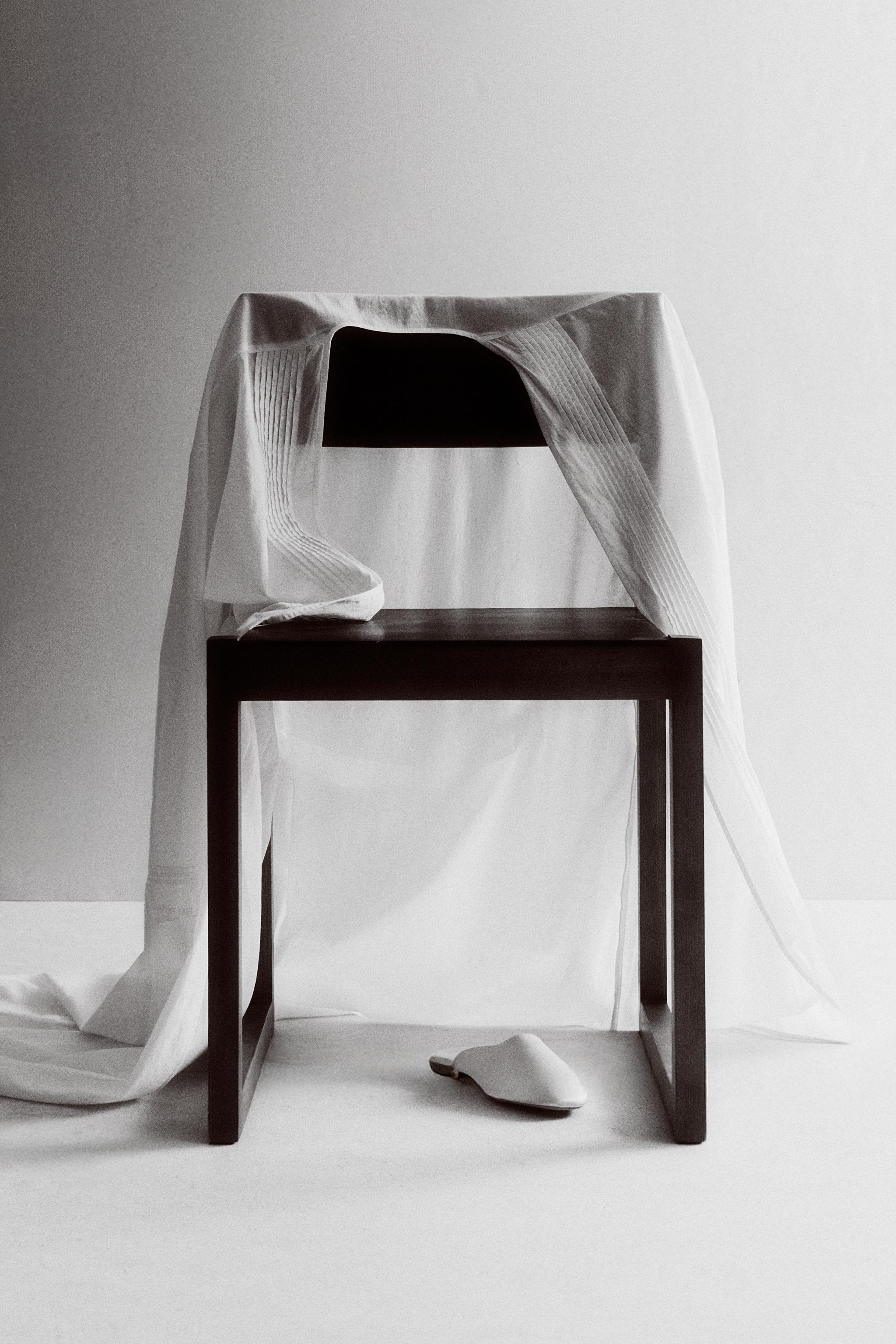 ROBE DE CHAMBRE EN COTON À NERVURES
